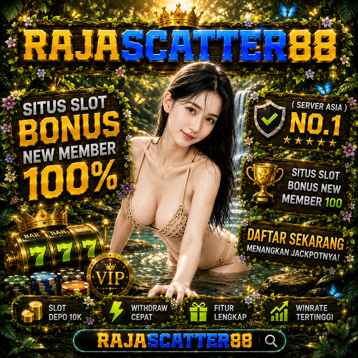 NEW MEMBER BONUS: New Member 100% Upfront Slot Bonus Site with Low Turnover (3x,5x,7x) Easy Win Every Day!